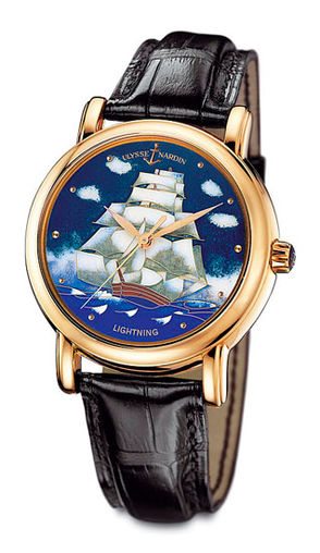 Review Buy replica Ulysse Nardin 136-11 / LTG Classico Enamel San Marco Cloisonne Lightning watch